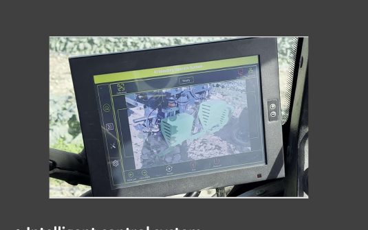 In-cab touchscreen control system for the Spearman